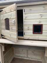The Ellis Outdoor Cat House and Cat Run
