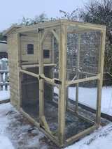 The Amy Outdoor Cat House and Cat Run