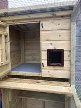 The Amy Outdoor Cat House and Cat Run