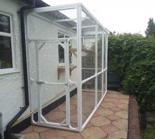 Cat Enclosures Runs and Catios Made to Measure Attached to Houses